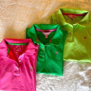 Lilly Pulitzer Polo Bundle All 3 For $37